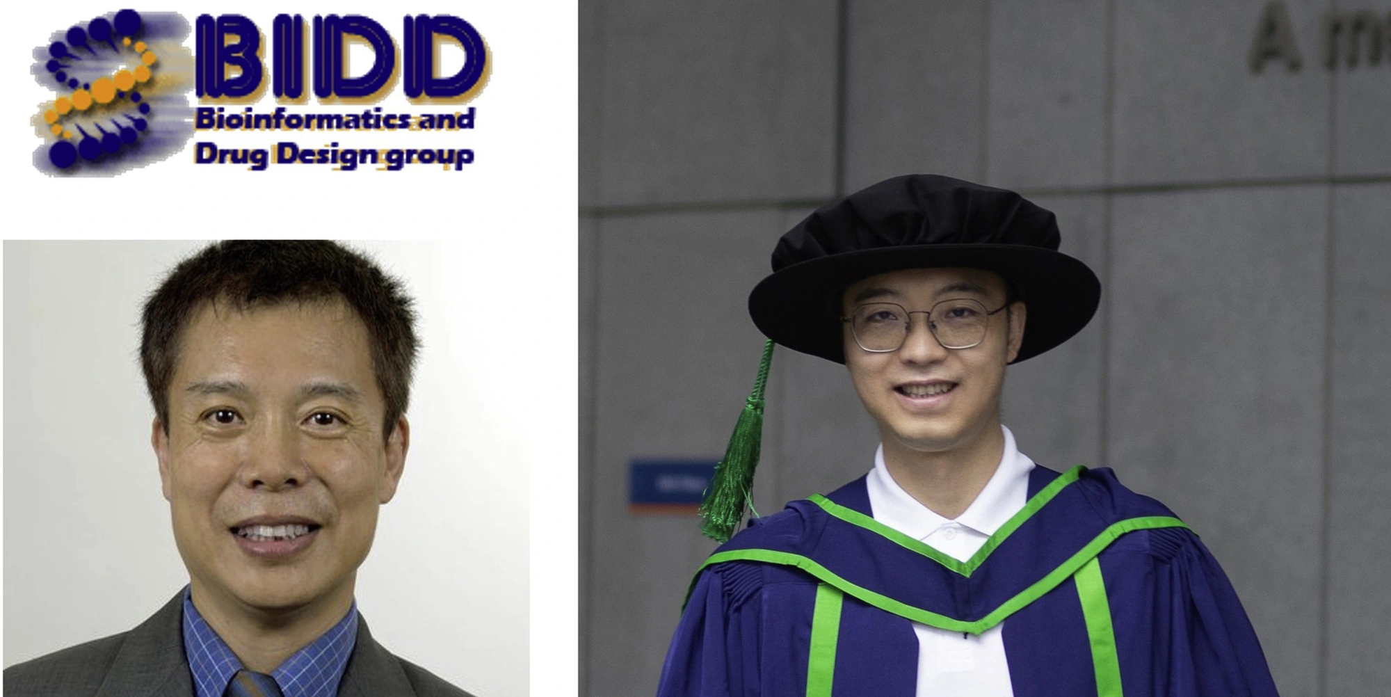 Professor Chen and Dr. Shen · The researchers behind ordered-omics data science